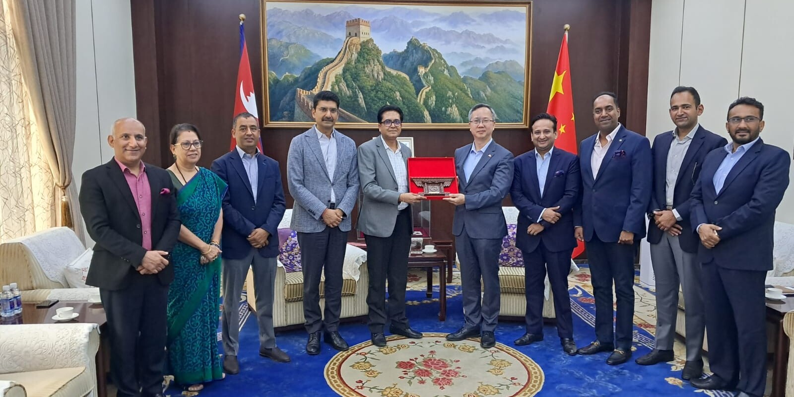 नेपाल उद्योग परिसंघ र चिनियाँ राजदूतबीच छलफल, लगानी एवं व्यवसायिक सम्बन्ध विस्तारमा जोड