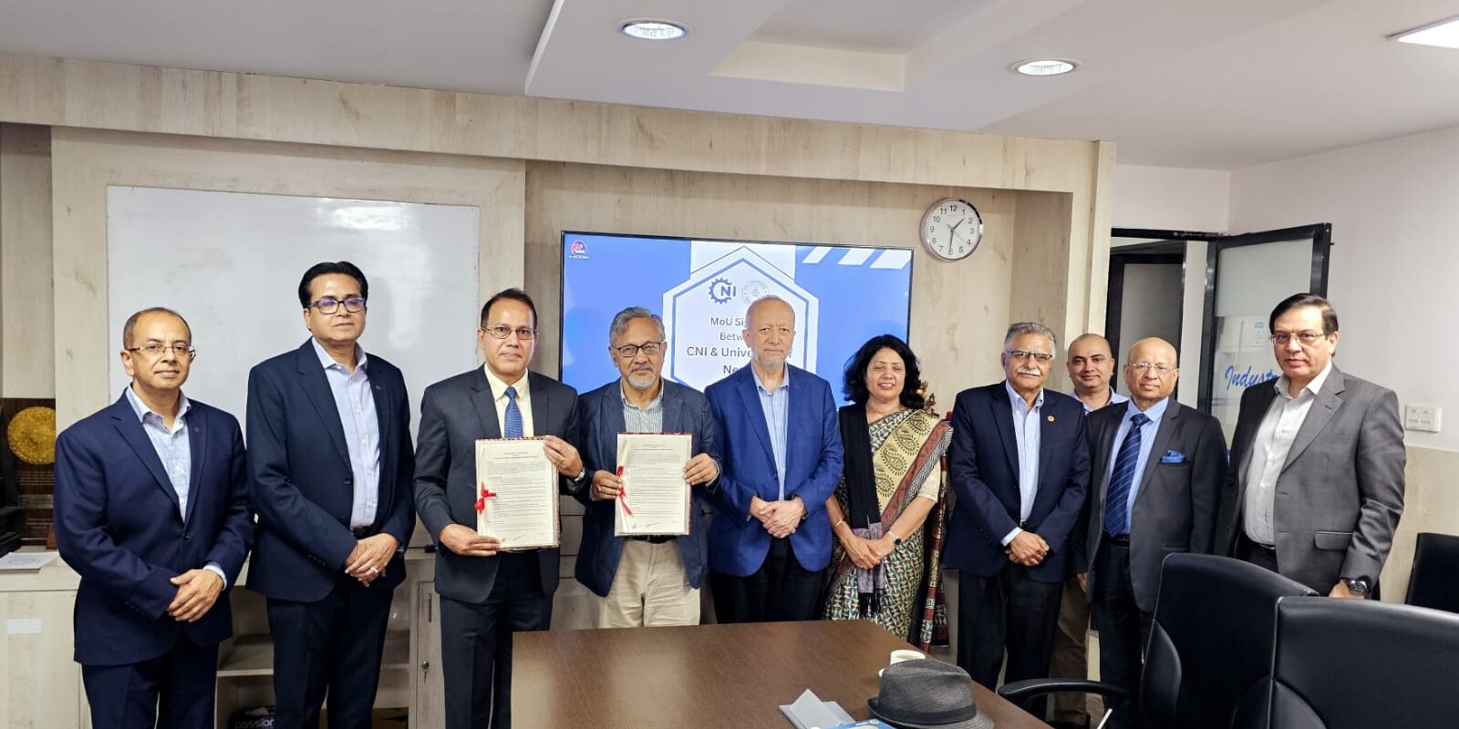 शिक्षा र उद्योगलाई जोड्ने उद्देश्यसहित नेपाल उद्योग परिसंघ र नेपाल विश्वविद्यालयबीच समझदारी