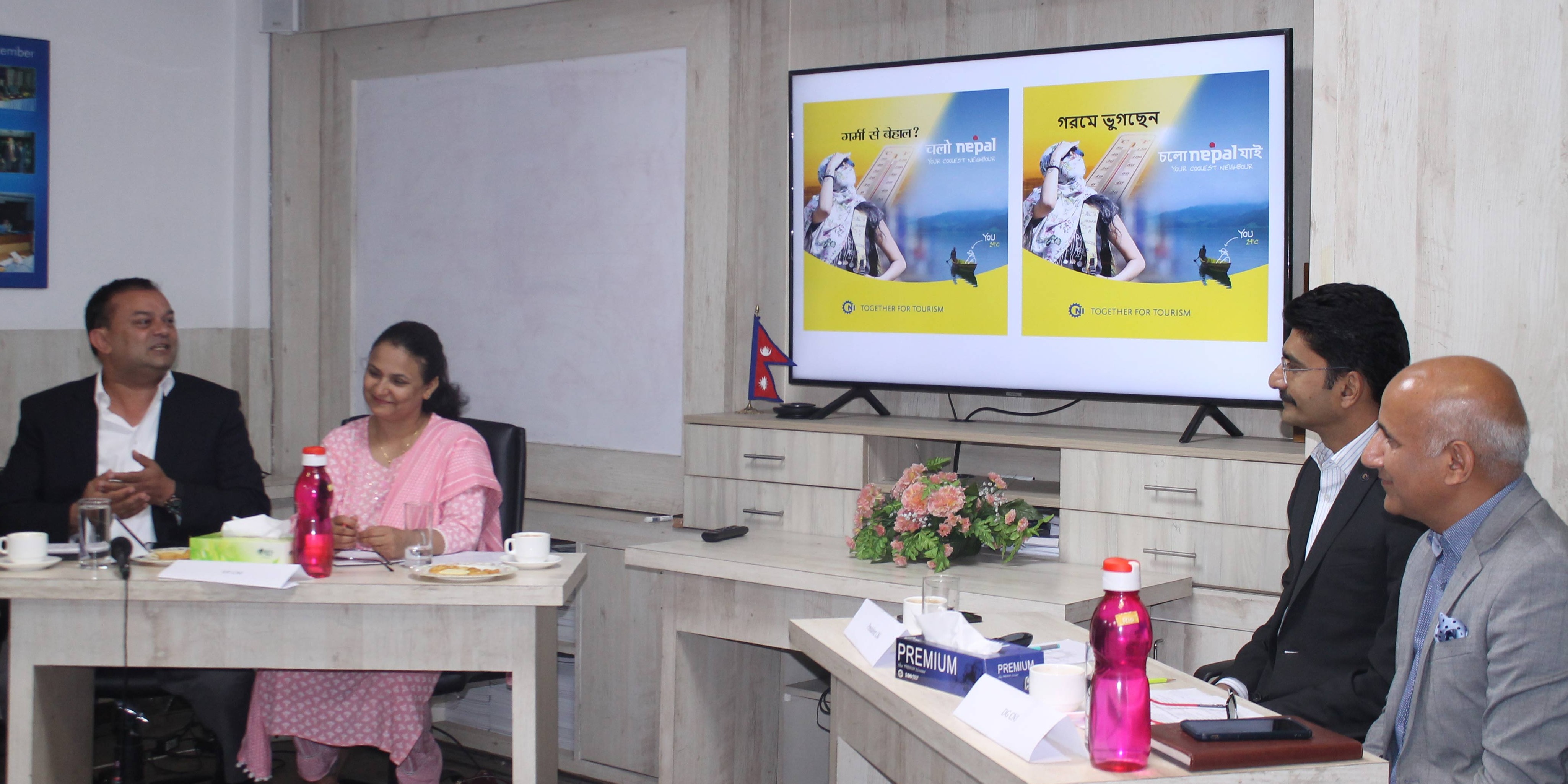 नेपाल उद्योग परिसंघको भारत र बंगलादेश लक्षित पर्यटन प्रबद्धर्न अभियानको सुभारम्भ